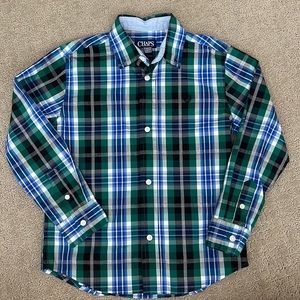 Chaps boys button up shirt